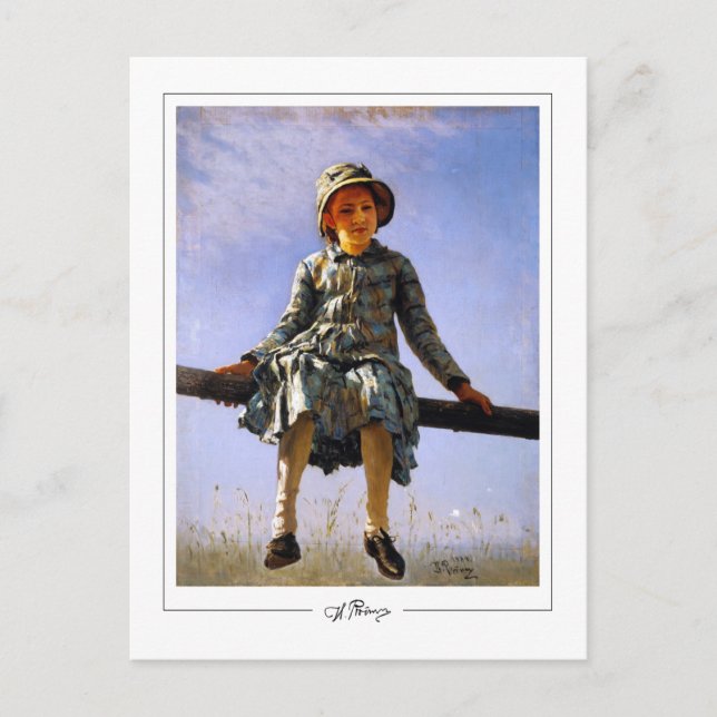 Ilya Repin #1 - Postal Bella Artes (Anverso)