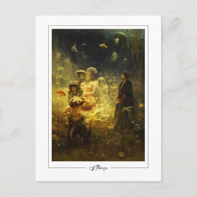 Ilya Repin #25 - postal Bella Artes (Anverso)