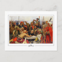 Ilya Repin #788 - Tarjeta postal de arte fino