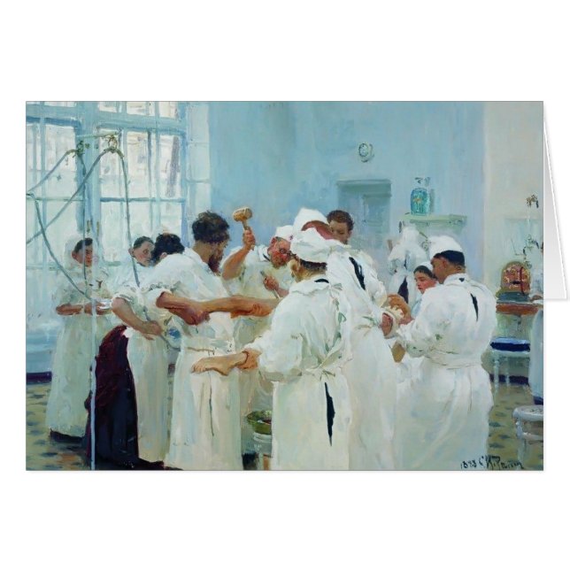 Ilya Repin- el cirujano en teatro de operaciones (Anverso (Horizontal))
