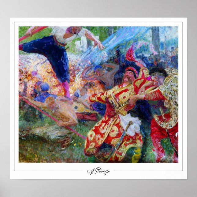 Ilya Repin Zedign cartel de arte #718 (Frente)