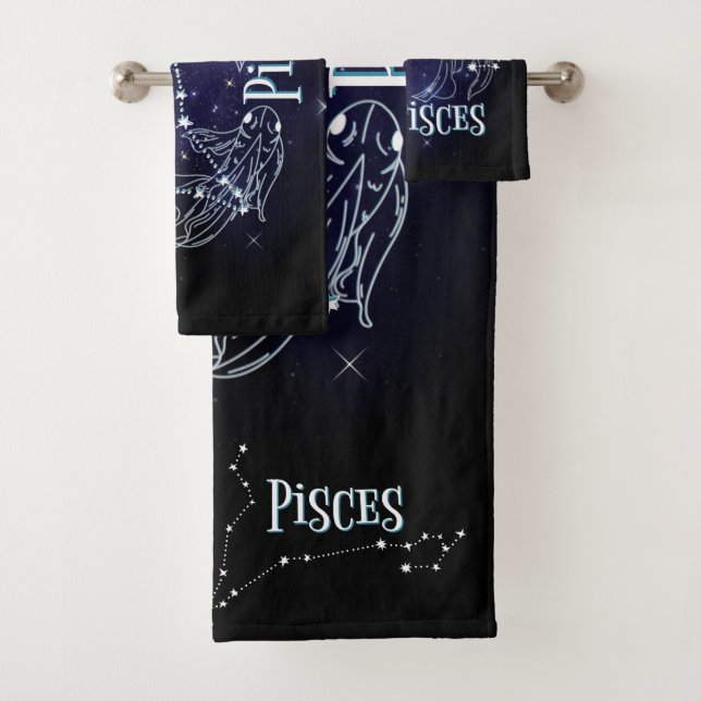Im A Pisces Zodiac. Rótulo Pisces Zodiac De Moda (In situ)