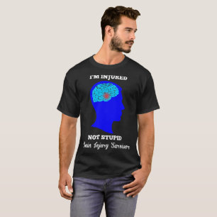 Im camiseta no estúpida herida del superviviente