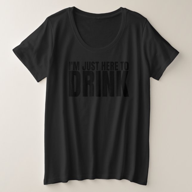 I'm Just Here To Drink Drinking Squad Bachelor Par (Anverso del diseño)