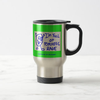 Im por completo de la taza sicopática del viaje de