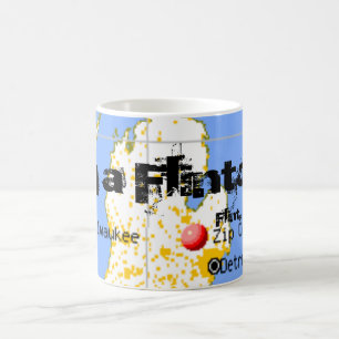 Im una taza de la taza de café del mapa de