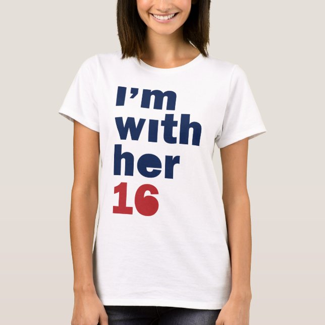 I'm With Her Tank Top - Hillary Womens Tank Top (Anverso)