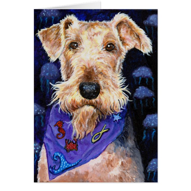 Imag de la original del perro de Airedale Terrier (Frente)