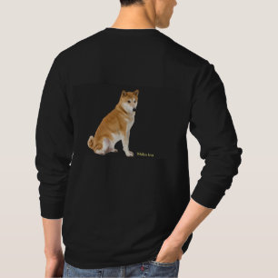 Imagen animal de la camiseta negra básica masculin