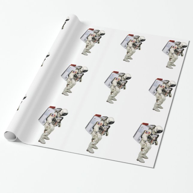 Imagen astronauta para papel de envolvimiento (Desenrollado)