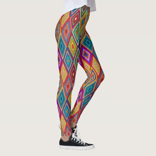 Imagen bordada Moda Pop Leggings (Derecha)