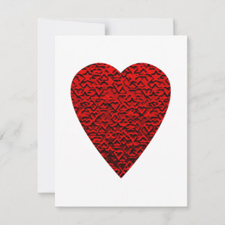 Imagen brillante del Corazón Rojo.