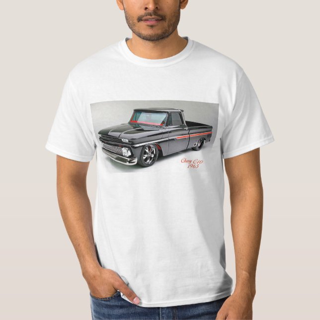 Imagen clásica de camión para camiseta masculina (Anverso)