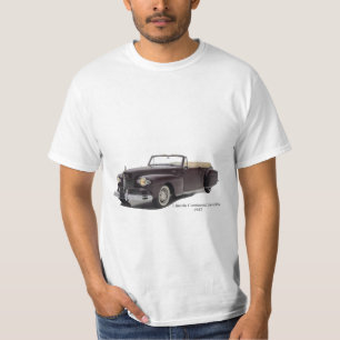 Imagen clásica del auto para camiseta masculina