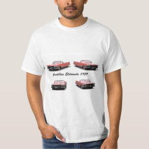 Imagen clásica del coche para camiseta masculina