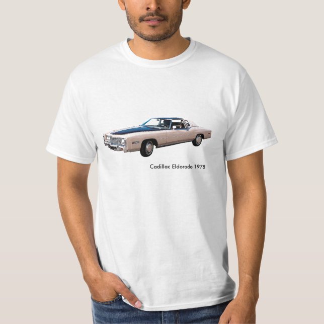 Imagen clásica del coche para camiseta masculina (Anverso)
