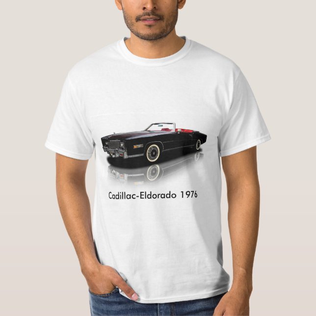 Imagen clásica del coche para camiseta masculina (Anverso)