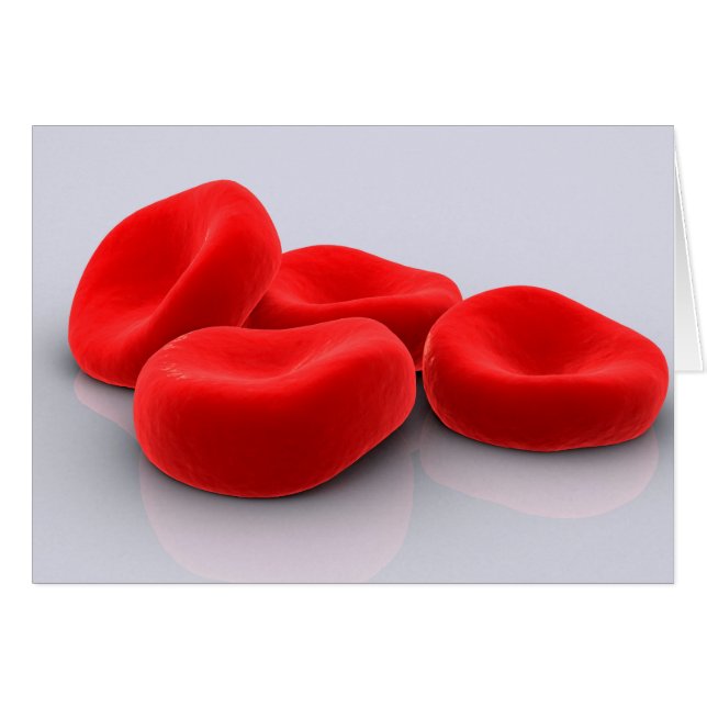 Imagen Conceptual De Glóbulos Rojos (Anverso (Horizontal))