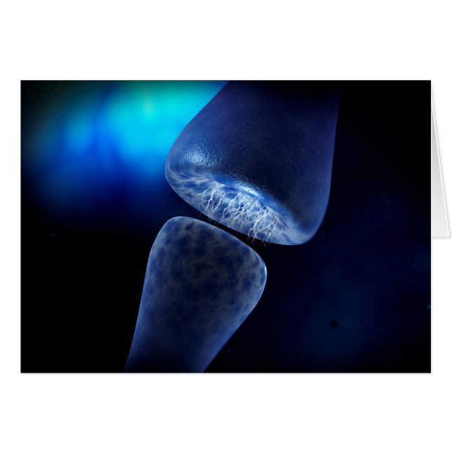 Imagen Conceptual De La Sinapsis De Neuronas En El (Anverso (Horizontal))