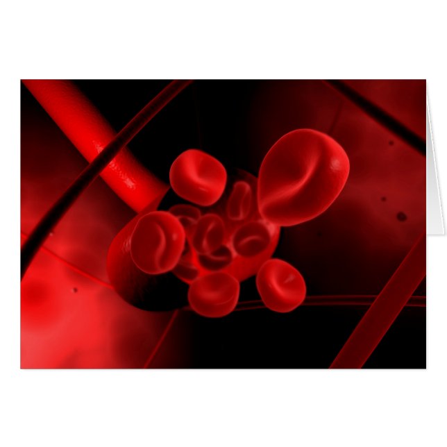 Imagen Conceptual De Un Buque Sanguíneo (Anverso (Horizontal))