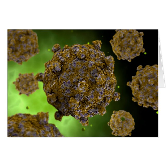 Imagen Conceptual Del Coxsackievirus 2 (Anverso (Horizontal))
