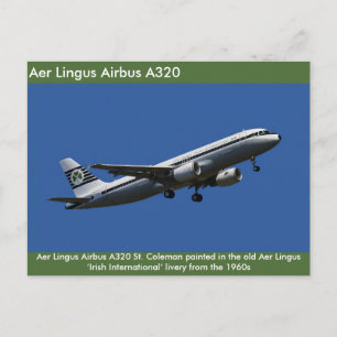 Imagen de Aer Lingus Airbus A320 para postal