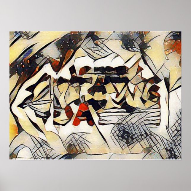 Imagen de arte abstracta de Amazigh (Frente)