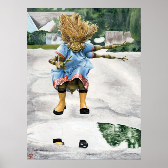 Imagen de arte de fantasía con saltos infantiles d (Frente)