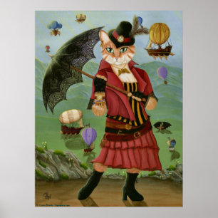 Imagen de arte gótico con retrato victoriano de St