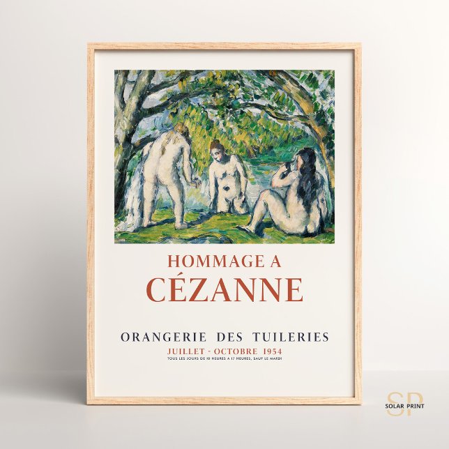 Imagen de arte impresionista de Paul Cézanne Three (Subido por el creador)