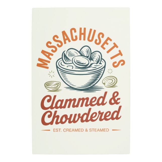 Imagen de arte Metalizado de Massachusetts, con ti (Anverso)