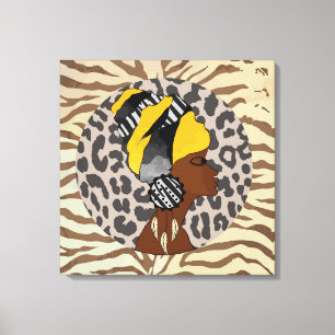 Imagen de Canvas de arte del boho de Mujeres Afric