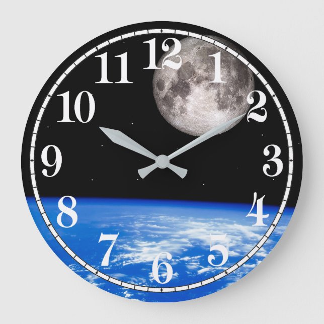 Imagen de diseño terrestre para reloj de pared acr (Anverso)