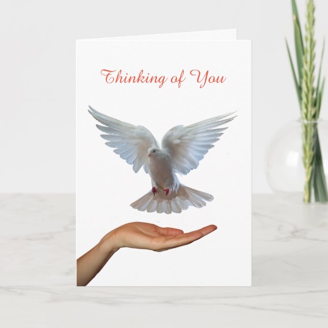 Imagen de Dove of Peace para la tarjeta de saludo  (Anverso)