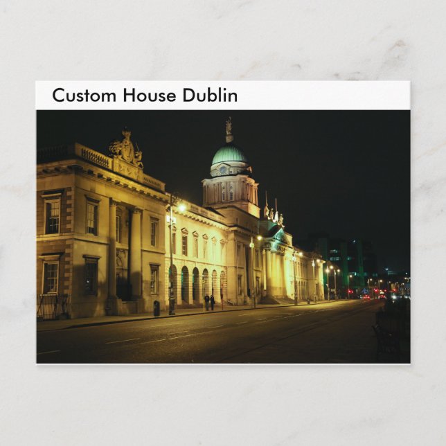 Imagen de Dublin City para postal (Anverso)