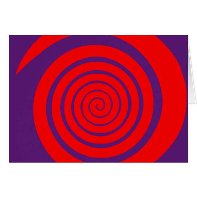 imagen de espiral hipnótica roja (Anverso (Horizontal))