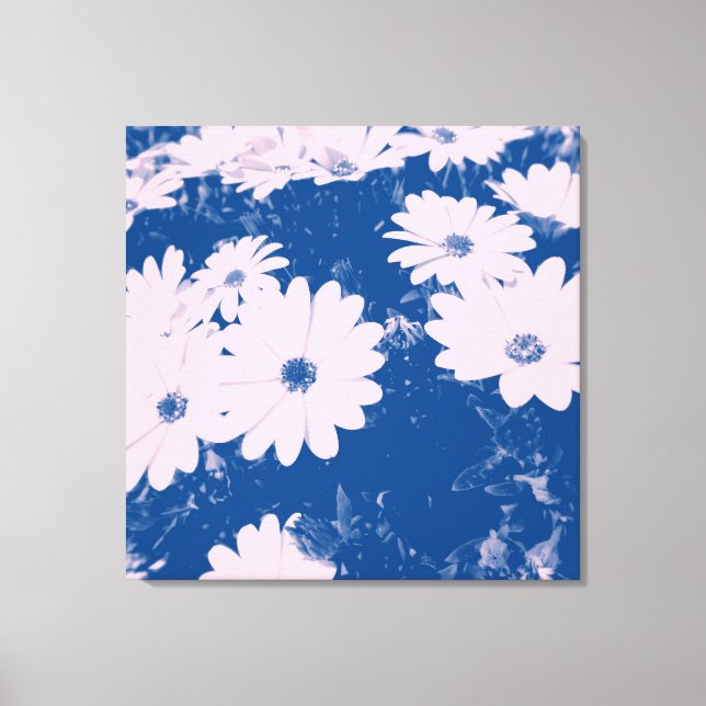 Imagen de flor en lienzo (Anverso)