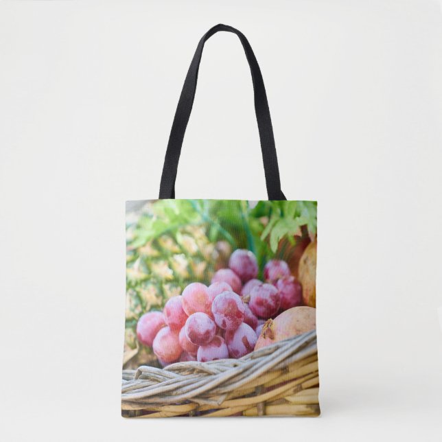 Imagen de fruta en bolsa de mano (Anverso)