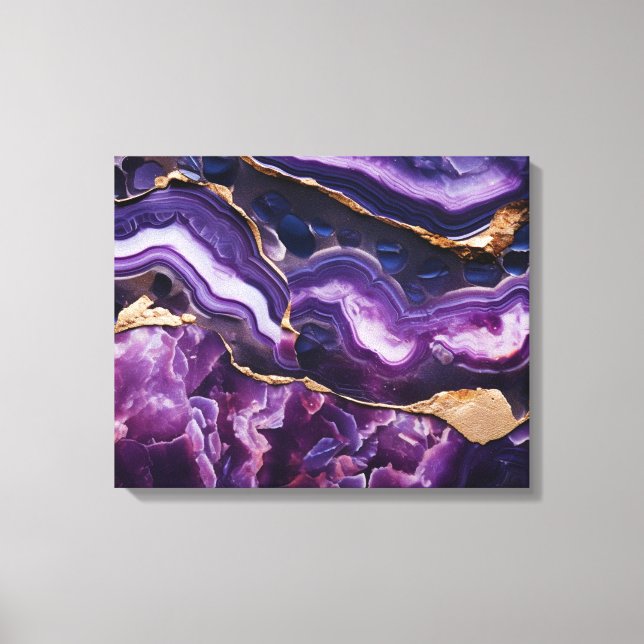 Imagen de Geode en arte en pared de Amethyst Goede (Anverso)