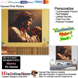 Imagen de impresión de canvas de Jesús 8