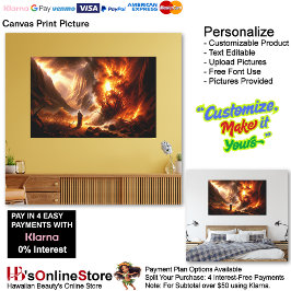 Imagen de impresión de lienzo de Bush quemando mus