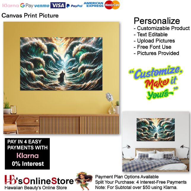 Imagen de impresión de tela de Moses 8 (Moses Leads His People to Freedom Canvas Print Picture 8,)