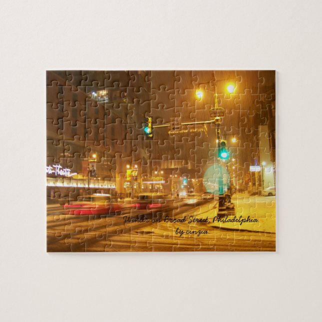 Imagen de invierno de rompecabezas (Horizontal)