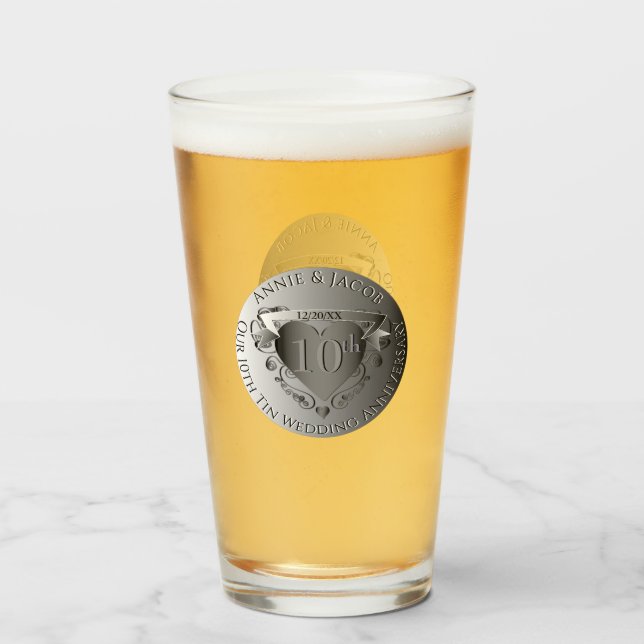 Imagen de la medalla de DoubleTin, 10° aniversario (Anverso (lleno))