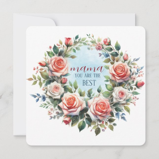 Imagen de la tarjeta de felicitación Imprimir "MAM (Anverso)