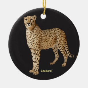 Imagen de leopardo para el ornamento de círculo