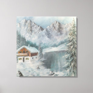 Imagen de lienzo Ann Hayes Pintando Sueño Sno Bavi