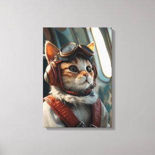 imagen de lienzo de gato