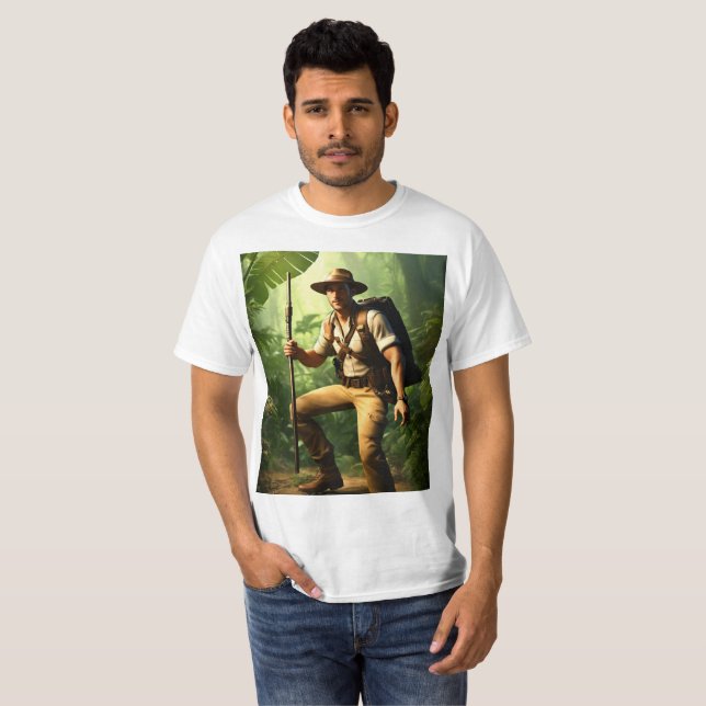 Imagen de los vengadores impresa en camiseta (Anverso completo)