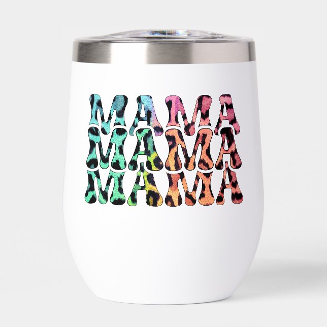 Imagen de Mama Rainbow Leopard Print (Frente)